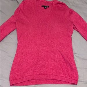 Banana Republic V Neck Pink Sweater